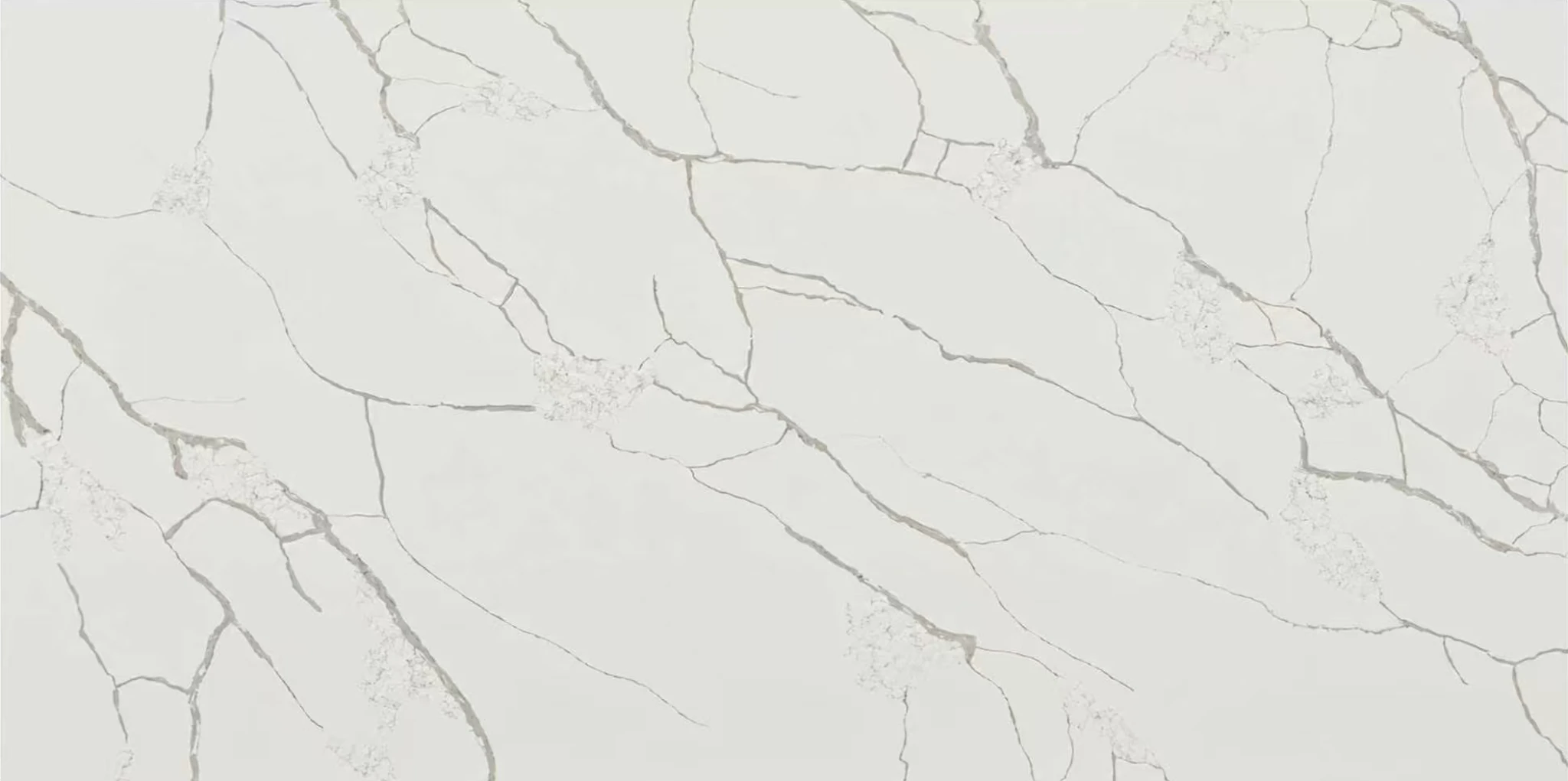 Ivory Veil Quartz Full Slab View